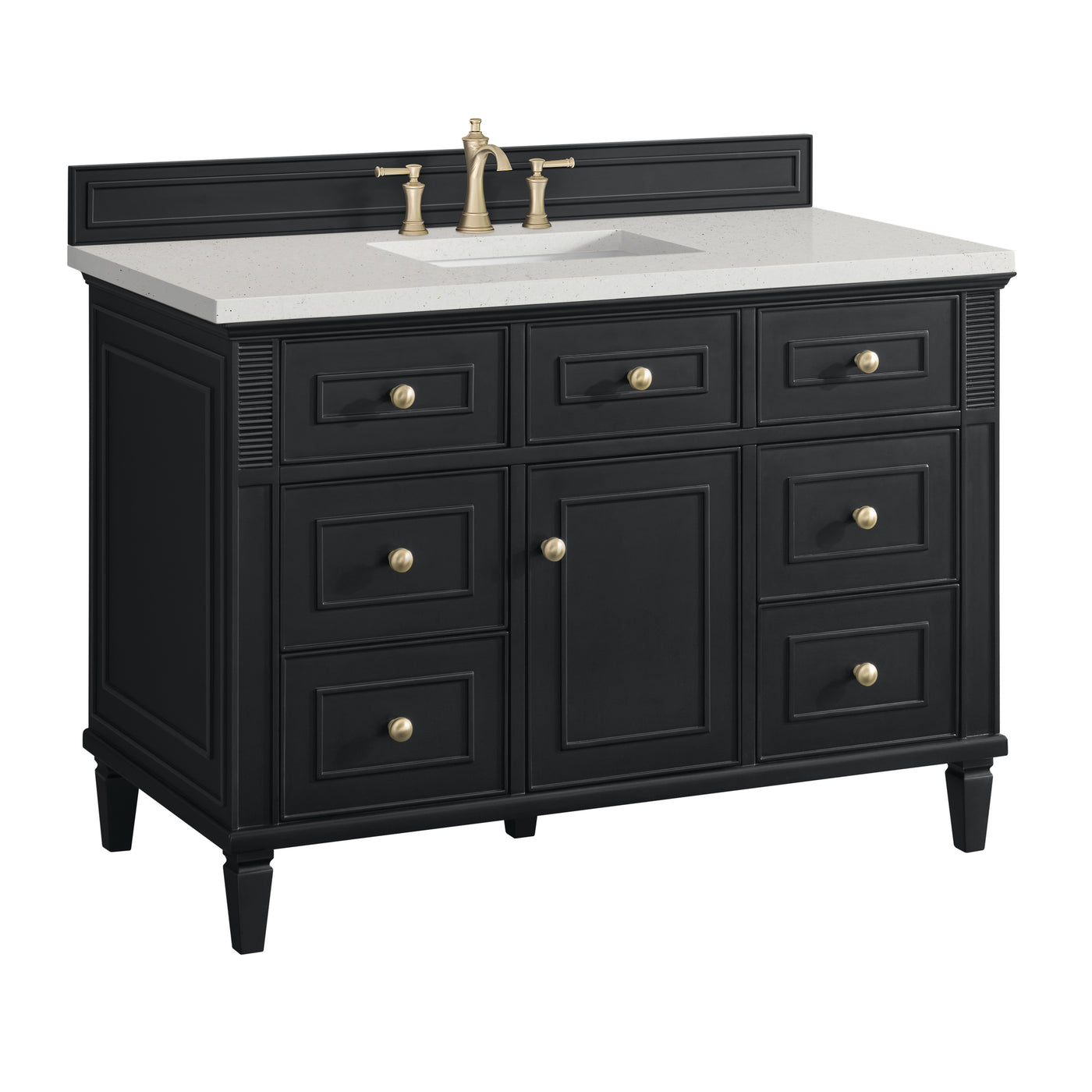 James Martin Lorelai 48" Single Bathroom Vanity, Black Onyx, view 35