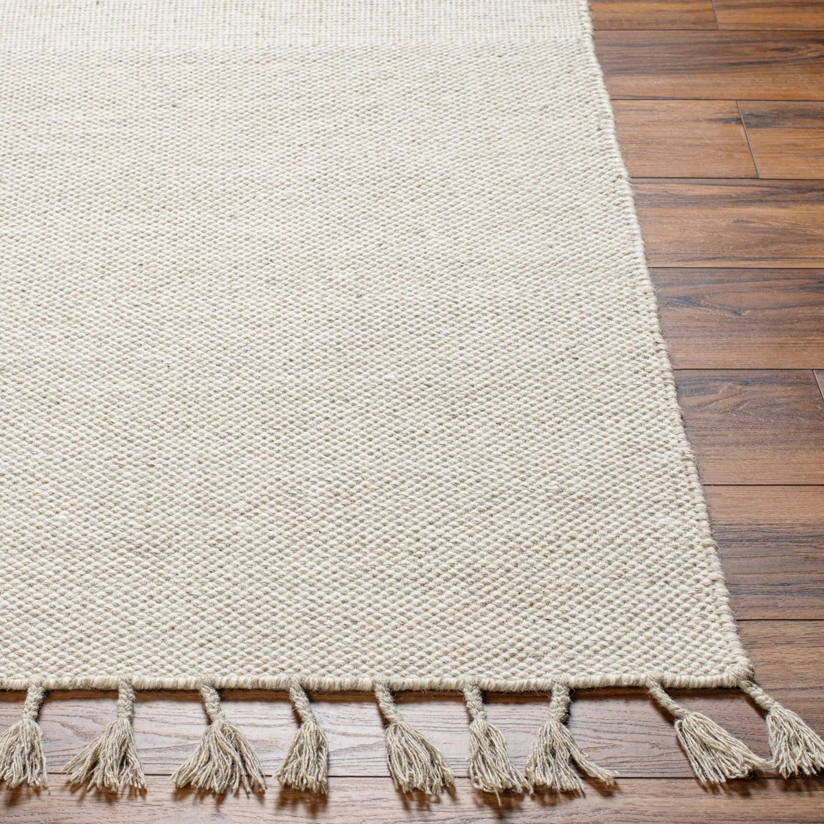 Abhay Cream Wool Area Rug - Clearance, photo 4 of 8