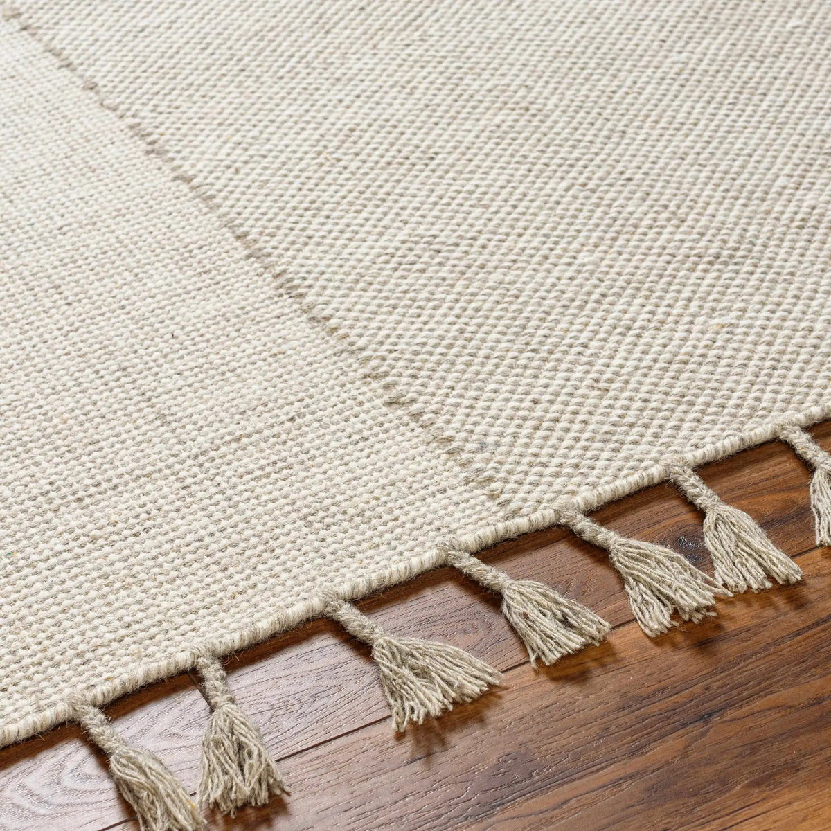 Abhay Cream Wool Area Rug - Clearance, photo 6 of 8