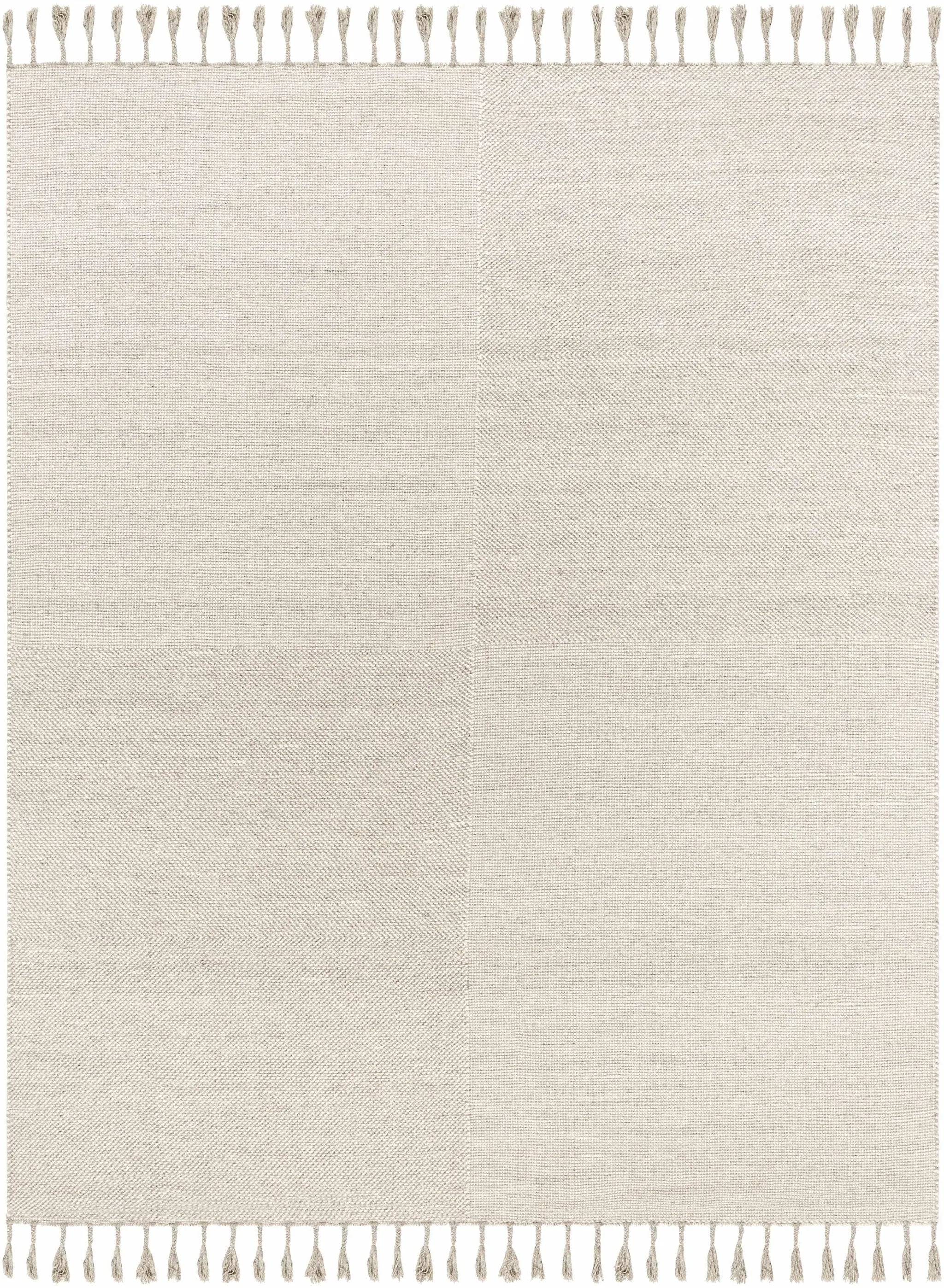 Abhay Beige Wool Area Rug - Clearance by Boutique Rugs