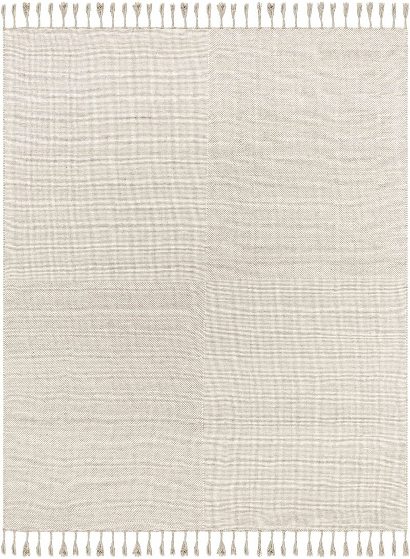 Abhay Beige Wool Area Rug - Clearance by Boutique Rugs