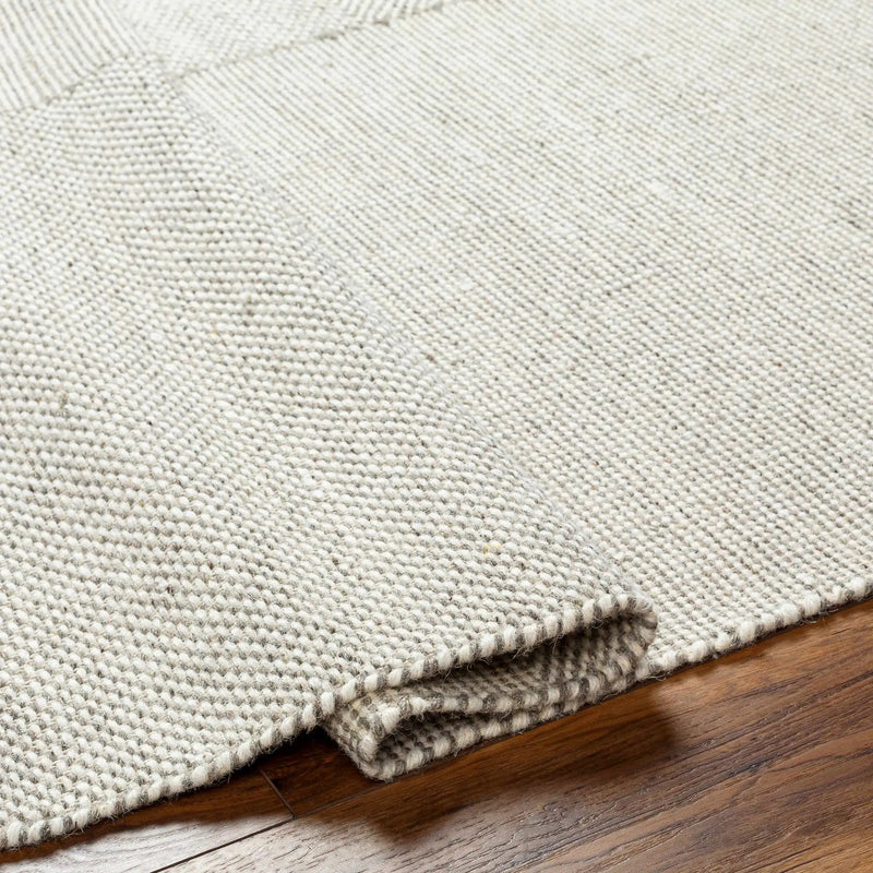 Abhay Beige Wool Area Rug - Clearance by Boutique Rugs