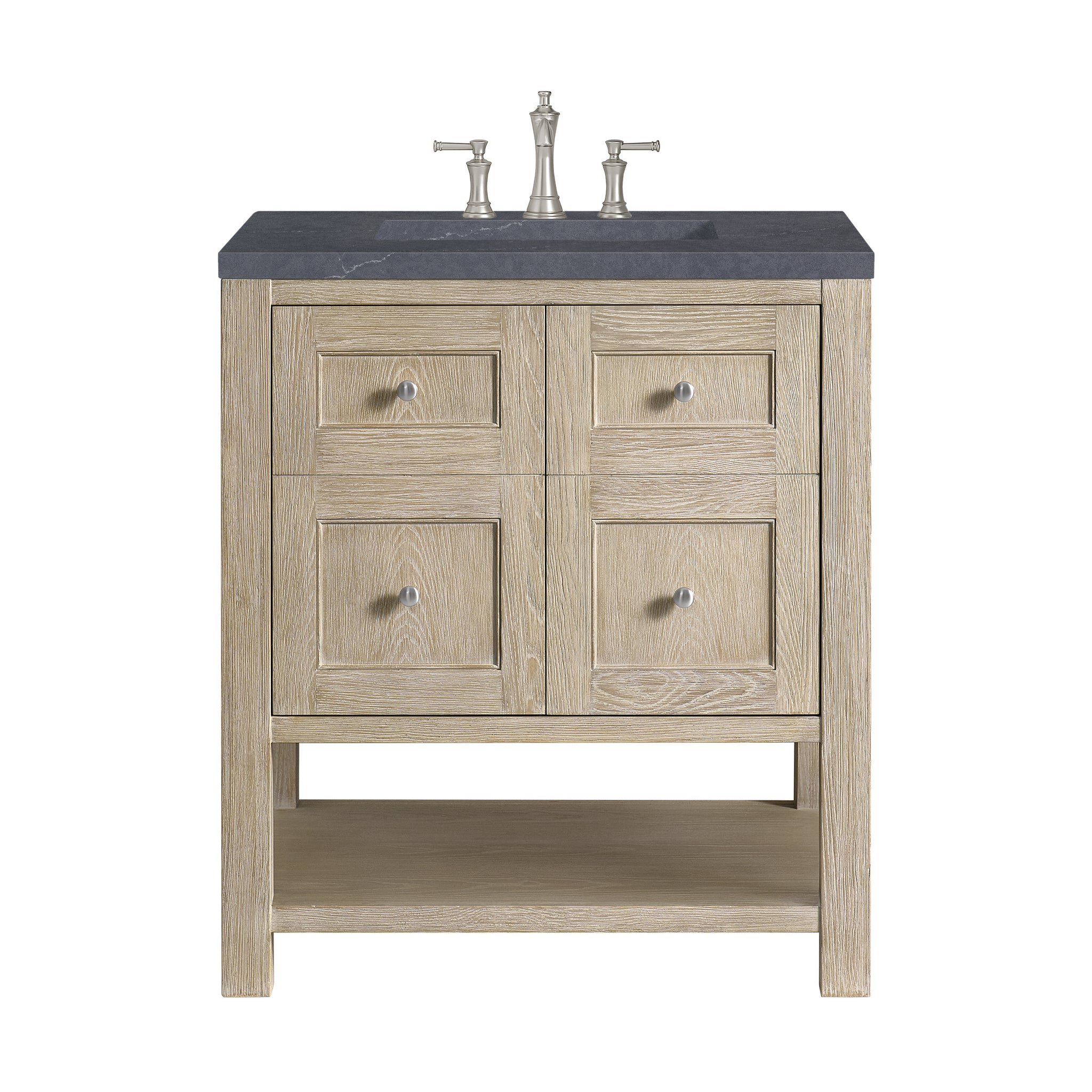 James Martin Breckenridge 30" Single Bathroom Vanity, Whitewashed Oak, view 32