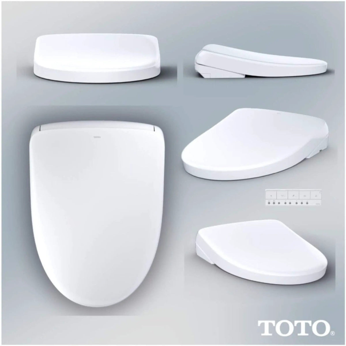 [SW4726] TOTO S7 Washlet Elongated Bidet Toilet Seat With EWater & Manual Classic/Contemporary Lid (SAK54821) by SAKSBY WHOLESALE