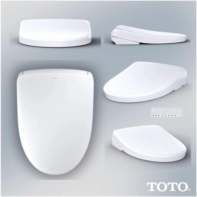 [SW4726] TOTO S7 Washlet Elongated Bidet Toilet Seat With EWater & Manual Classic/Contemporary Lid (SAK54821) by SAKSBY WHOLESALE