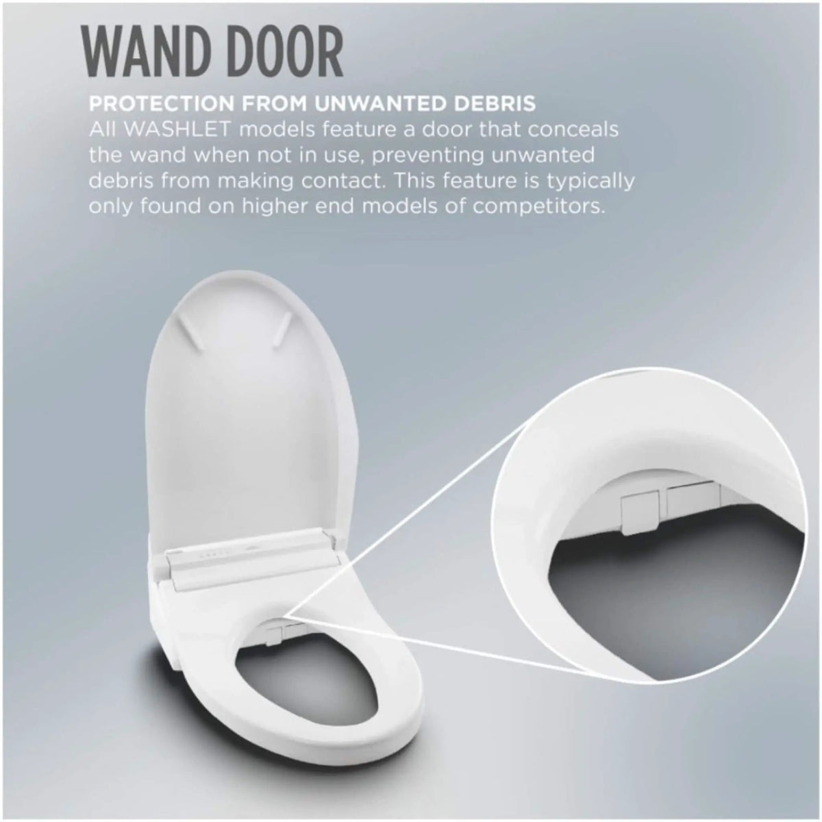 [SW4726] TOTO S7 Washlet Elongated Bidet Toilet Seat With EWater & Manual Classic/Contemporary Lid (SAK54821) by SAKSBY WHOLESALE