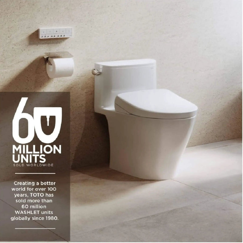 [SW4734AT40#01] TOTO S7A Washlet Elongated Bidet Toilet Seat With EWater And Classic Contemporary Lid (SAK29827) by SAKSBY WHOLESALE