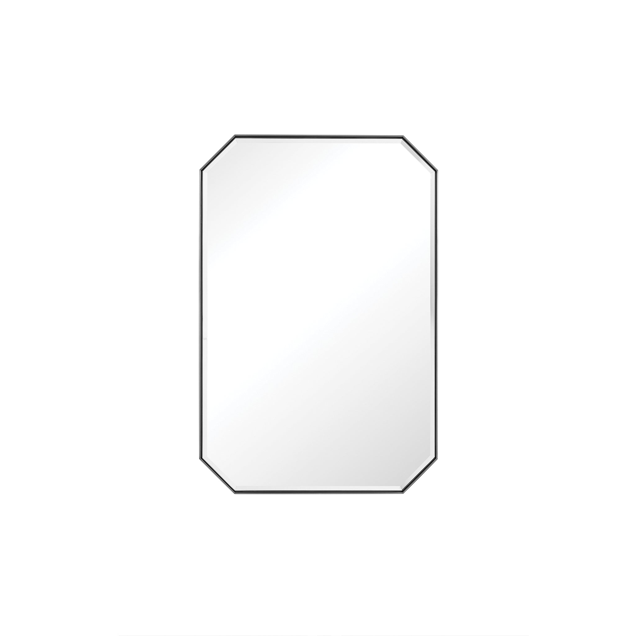 James Martin Rohe 24" Mirror, Satin Nickel