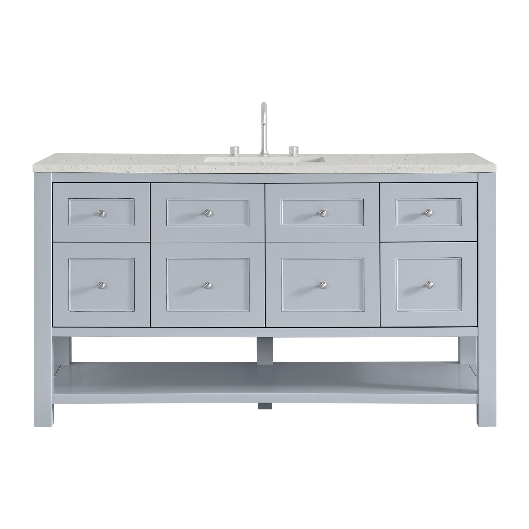James Martin Breckenridge 60" Single Bathroom Vanity, Serenity Blue, view 25