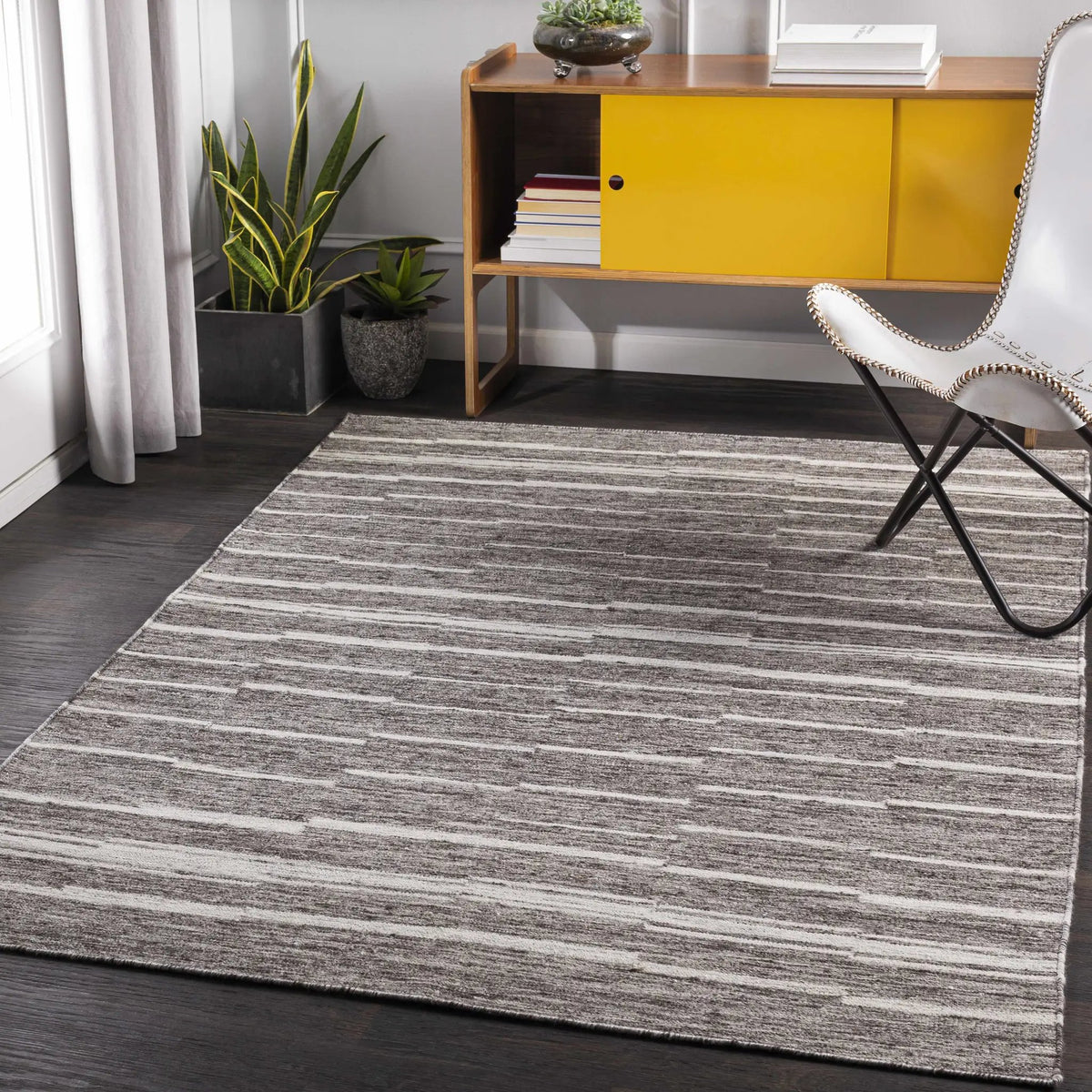 Swavesey Wool&Viscose Area Rug - Clearance, installed in a room