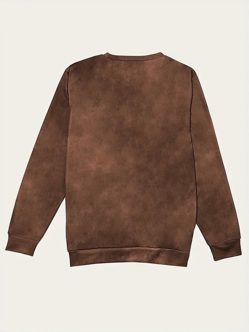 Sweatshirt - Crew Neck Cotton Long Sleeve by House Of Avana