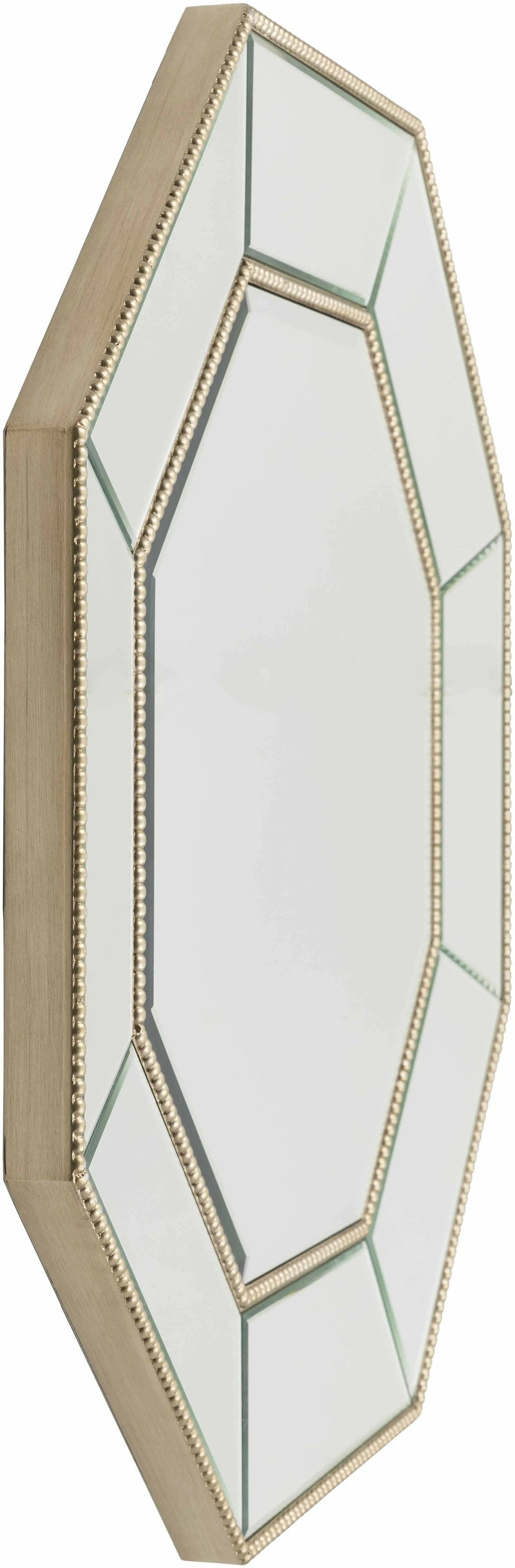 Swellendam Gold Octagonal Mirror - Clearance by Boutique Rugs
