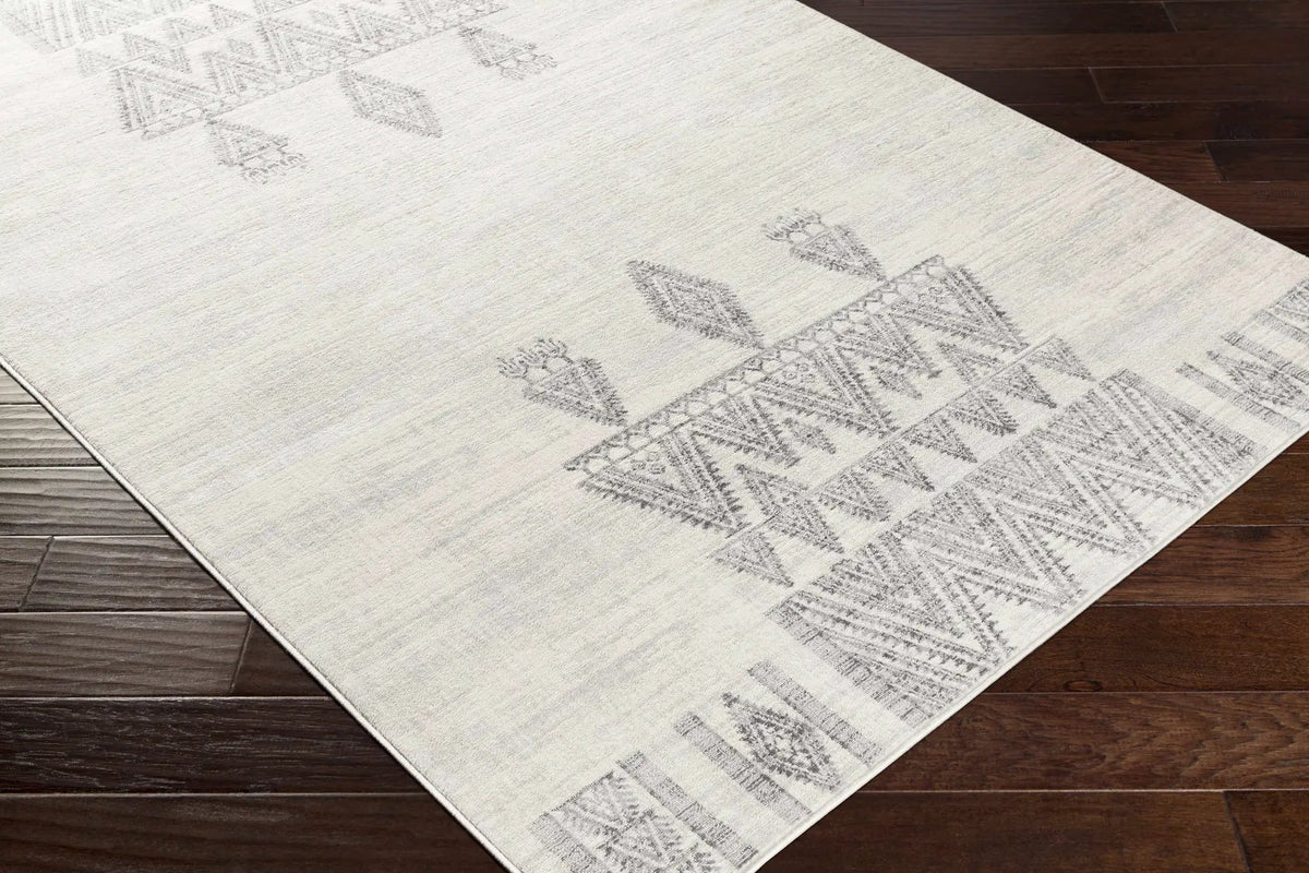 Wakita Light Gray Tribal Rug, photo 5 of 7