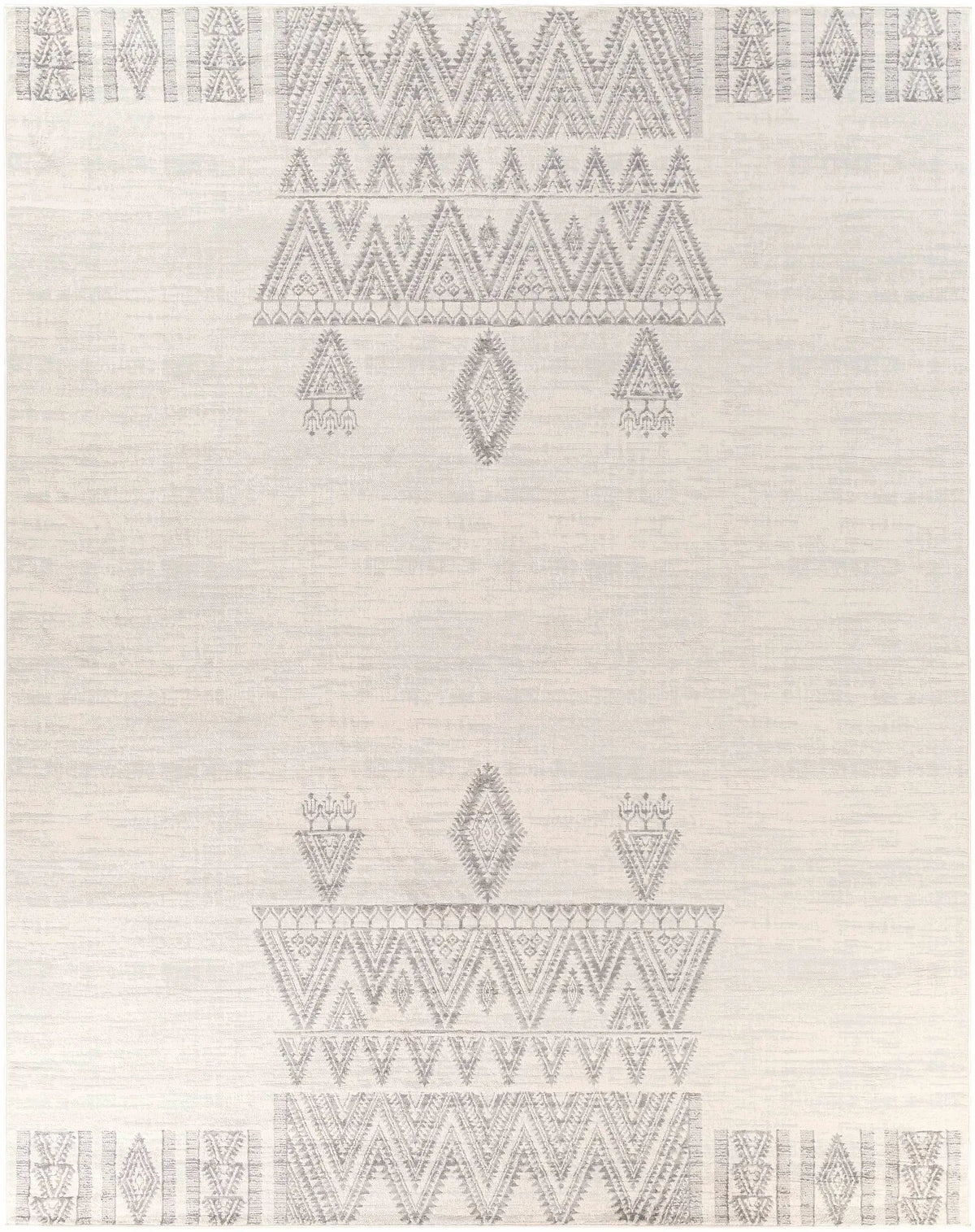 Wakita Light Gray Tribal Rug, photo 7 of 7