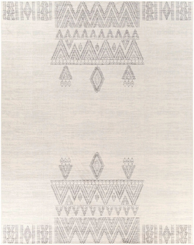 Wakita Light Gray Tribal Rug by Boutique Rugs