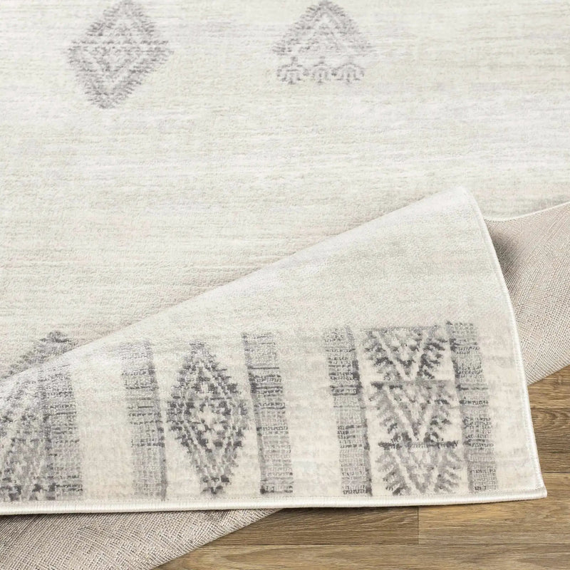 Wakita Light Gray Tribal Rug by Boutique Rugs