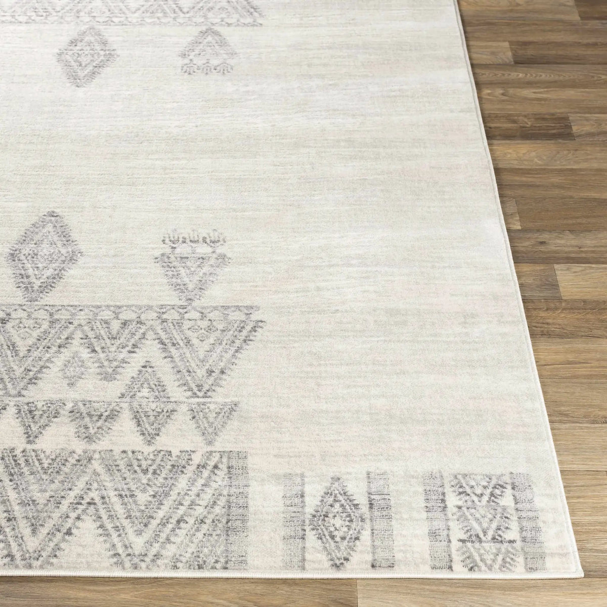 Wakita Light Gray Tribal Rug, photo 6 of 7