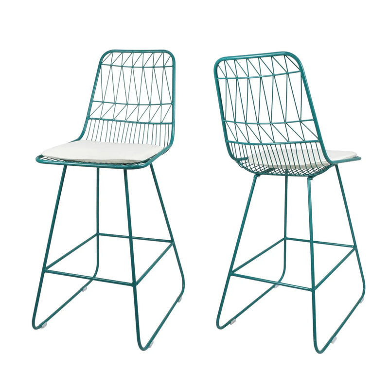 Niez Outdoor Wire Counter Stool Set by HouseOfZazla