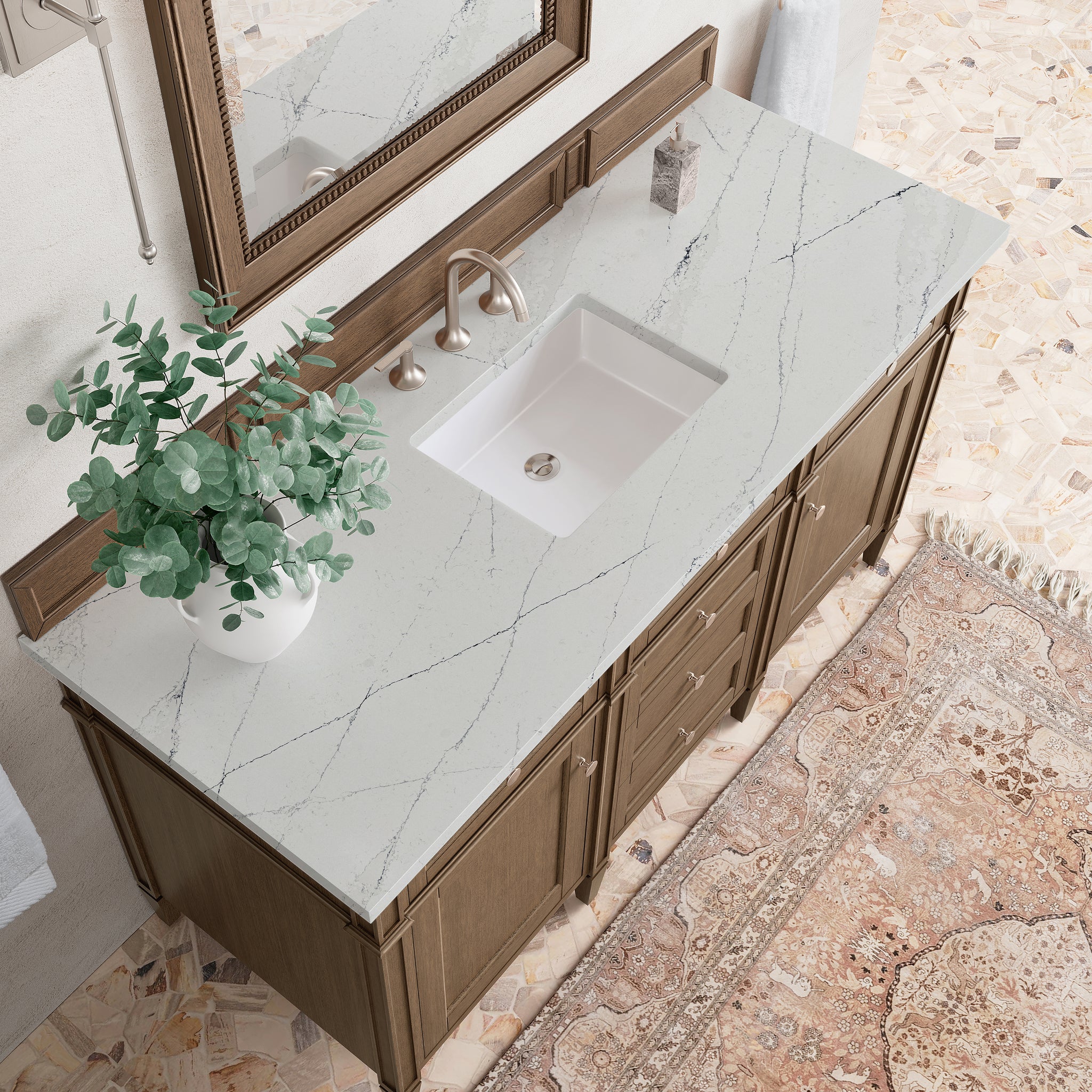 James Martin Brittany 60" Single Bathroom Vanity, Saddle Brown, view 29