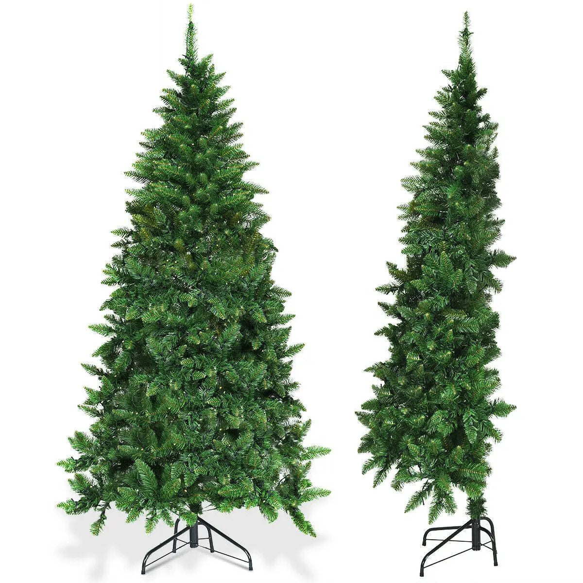 Pre-Lit Artificial Half National Christmas Tree with 8 Flash Modes, photo 11 of 16