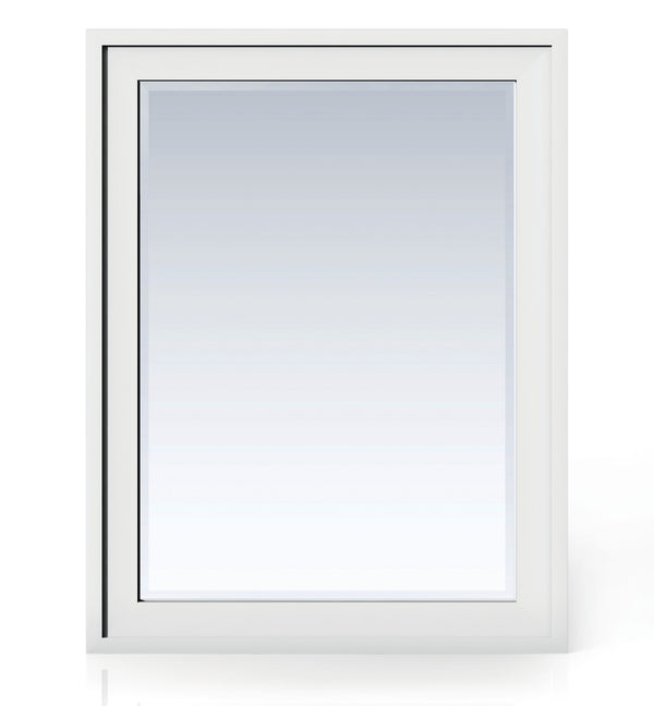 James Martin Addison 30" Mirror, Glossy White
