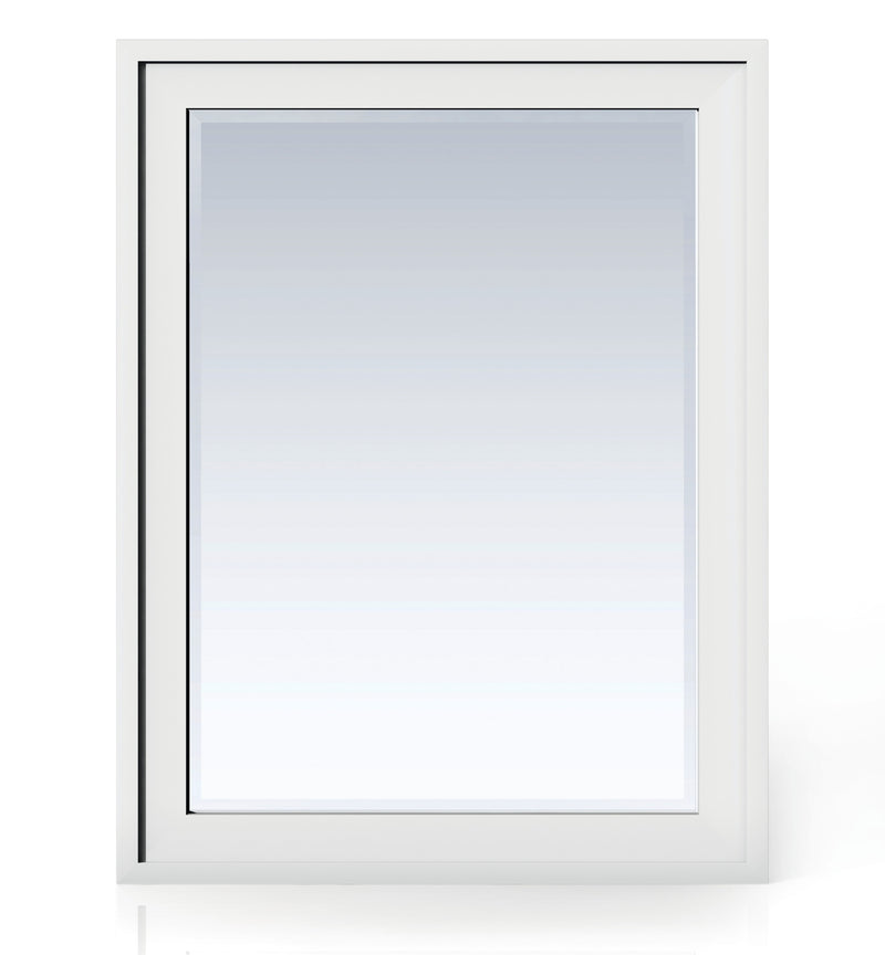 James Martin Addison 30" Mirror, Glossy White