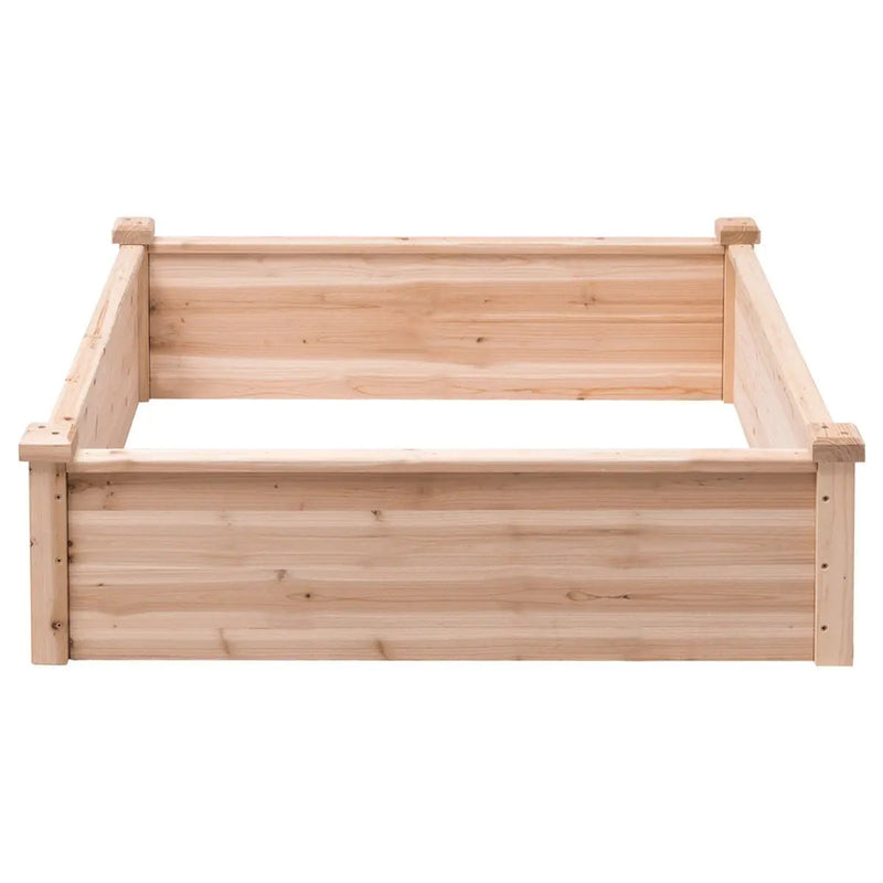 Wooden Square Garden Vegetable Flower Bed by DirectDeals