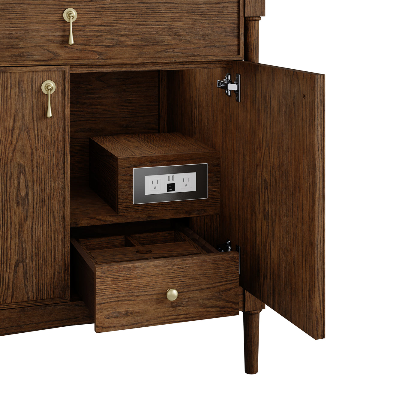 James Martin Kinnsden 36" Single Bathroom Vanity, Sable Oak, view 20