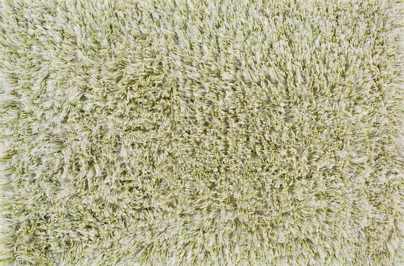 Marao Solid Grass Green Plush Rug - Clearance by Boutique Rugs