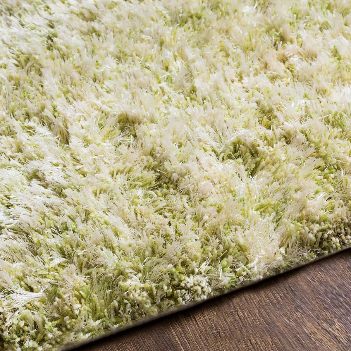 Marao Solid Grass Green Plush Rug - Clearance, photo 4 of 10