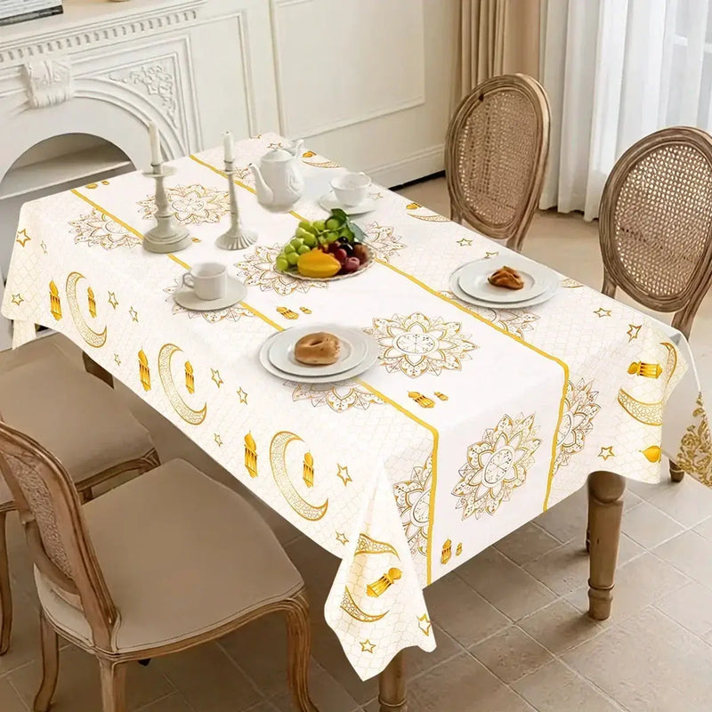 Table Cloth - Ramadan Mubarak Cotton Large by House Of Avana
