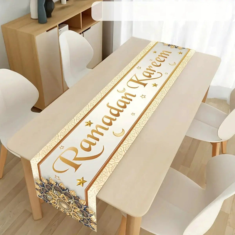 Table Flag - Polyester Ramadan 35x180CM by House Of Avana