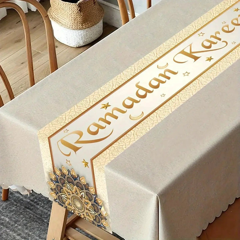 Table Flag - Polyester Ramadan 35x180CM by House Of Avana