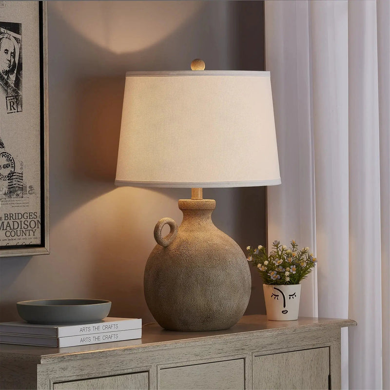 Table Lamp - 3-Way Dimmable White by House Of Avana