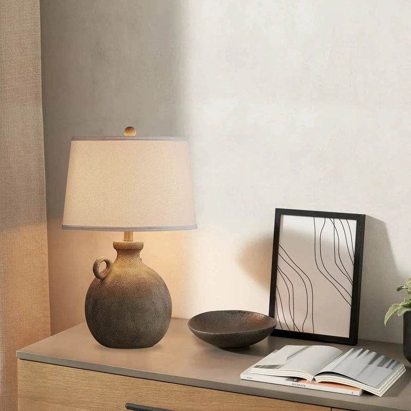 Table Lamp - 3-Way Dimmable White by House Of Avana