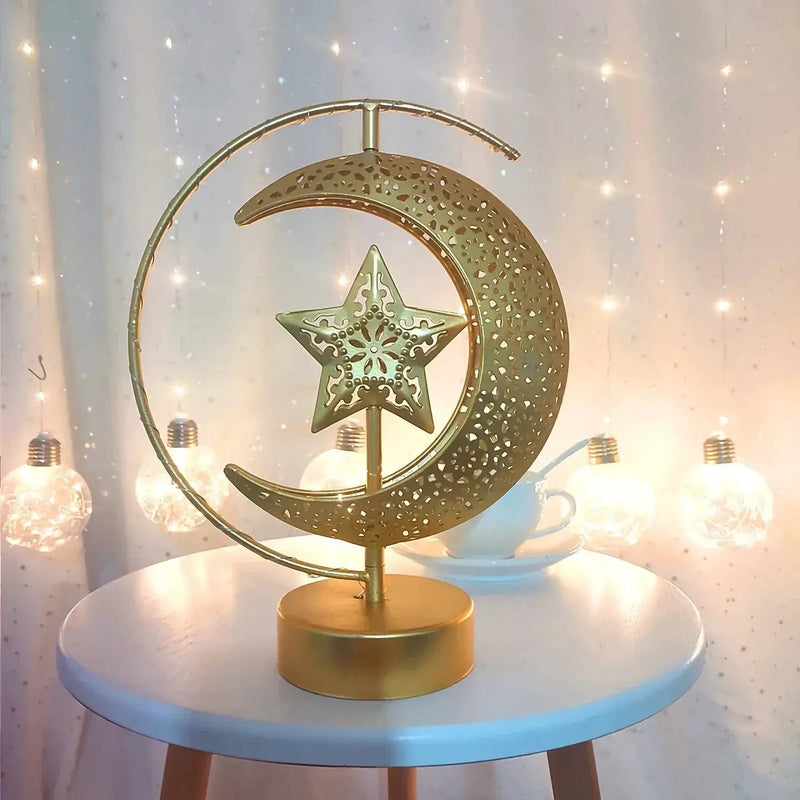 Table Lamp - 360° Wrought Iron by House Of Avana