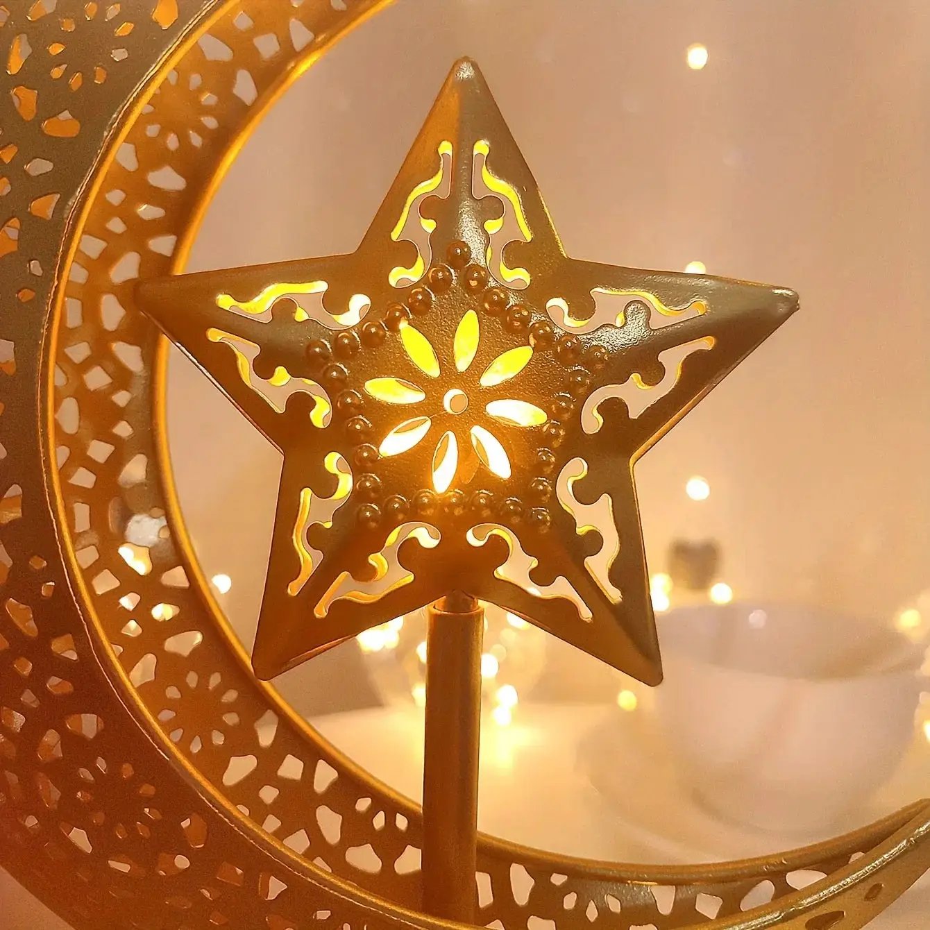Table Lamp - 360° Wrought Iron by House Of Avana