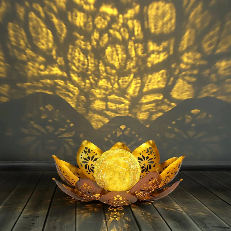 Table Lamp - Solar Iron Uplight by House Of Avana