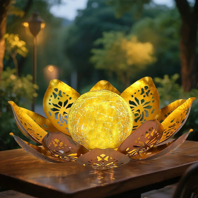Table Lamp - Solar Iron Uplight by House Of Avana