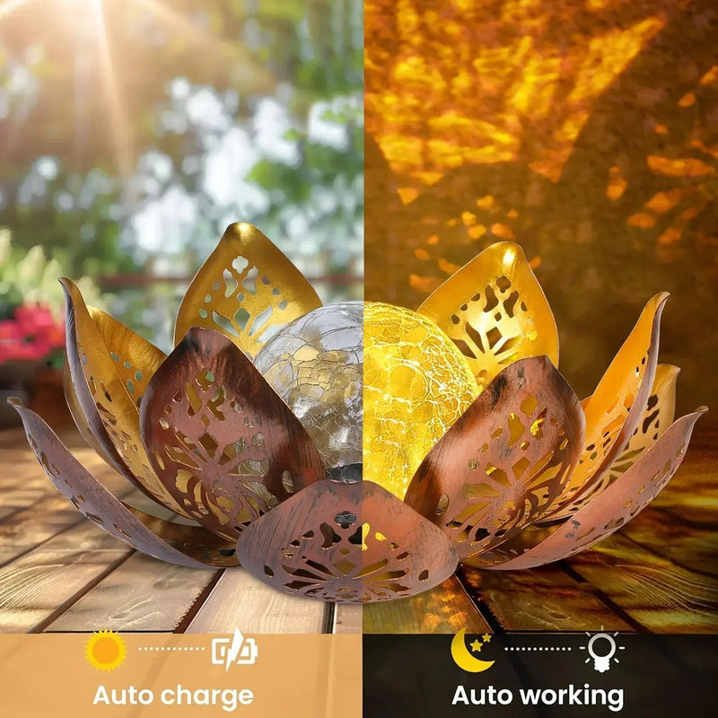 Table Lamp - Solar Iron Uplight by House Of Avana