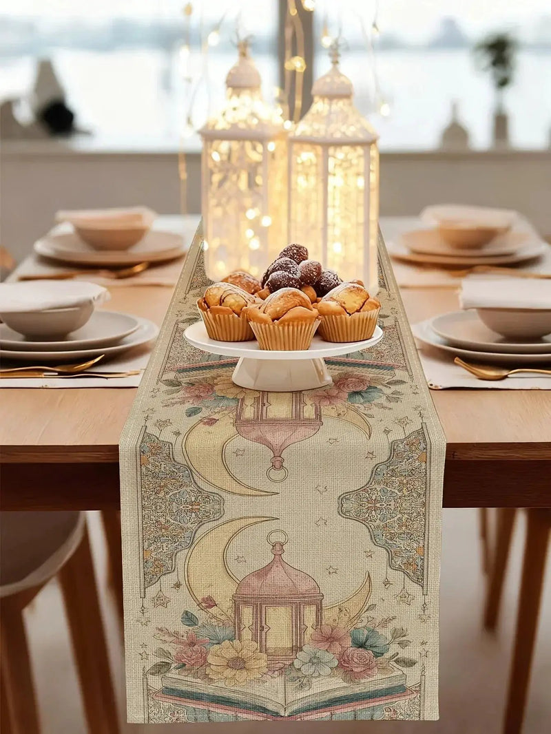 Table Runner - Decorative Cotton Rectangular by House Of Avana