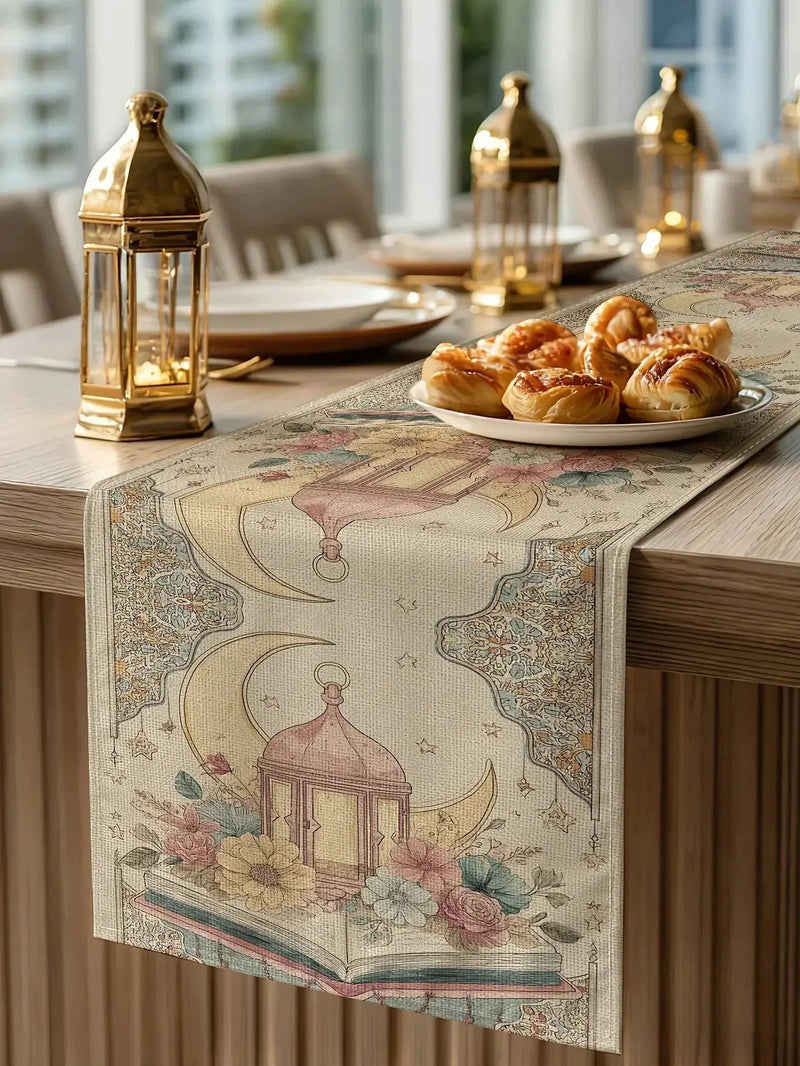 Table Runner - Decorative Cotton Rectangular by House Of Avana