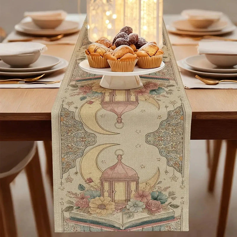Table Runner - Decorative Cotton Rectangular by House Of Avana