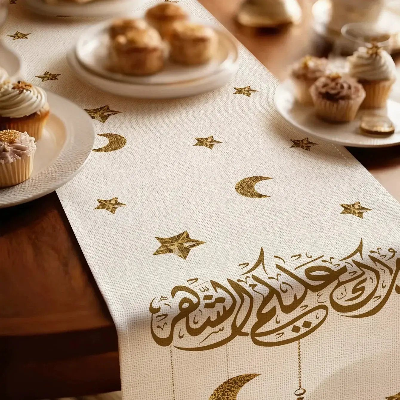 Table Runner - Rectangular Cotton Linen Rectangular by House Of Avana