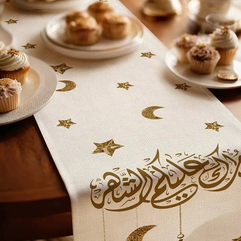 Table Runner - Rectangular Cotton Linen Rectangular by House Of Avana