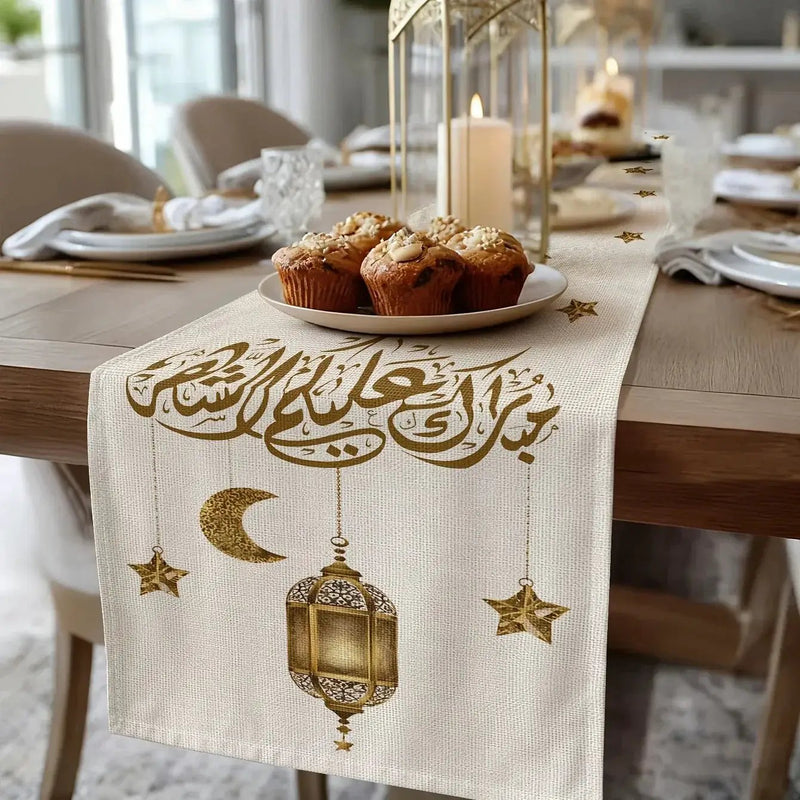 Table Runner - Rectangular Cotton Linen Rectangular by House Of Avana