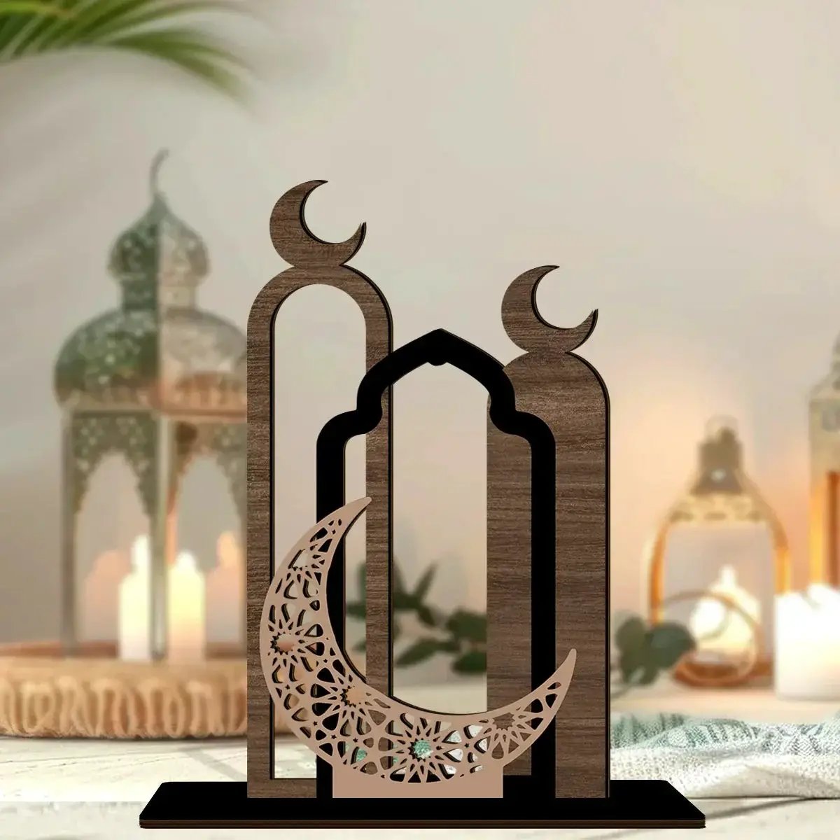 Table Sign - Wooden Farmhouse Ramadan by House Of Avana