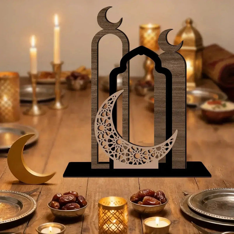 Table Sign - Wooden Farmhouse Ramadan by House Of Avana