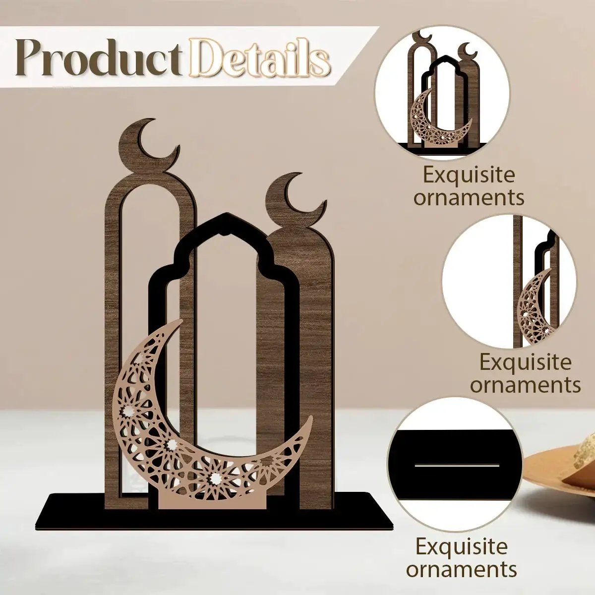 Table Sign - Wooden Farmhouse Ramadan by House Of Avana