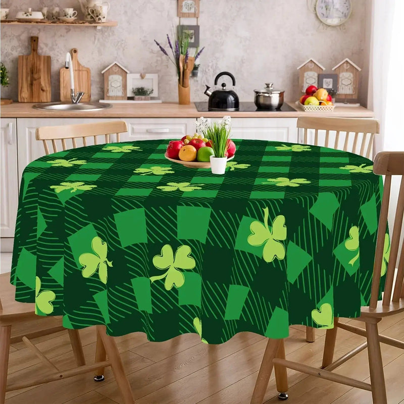 Tablecloth - Washable Polyester Clover by House Of Avana